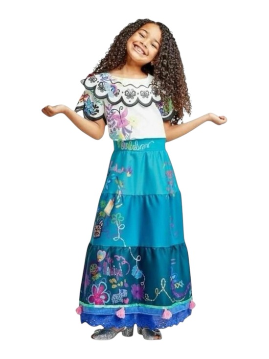 Disney Other - Disney 🝮 Encanto Mirabel Embroidery Halloween Costume 🝮 Butterflies Tassels 🝮 3T